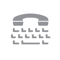 TTY Text telephone icon